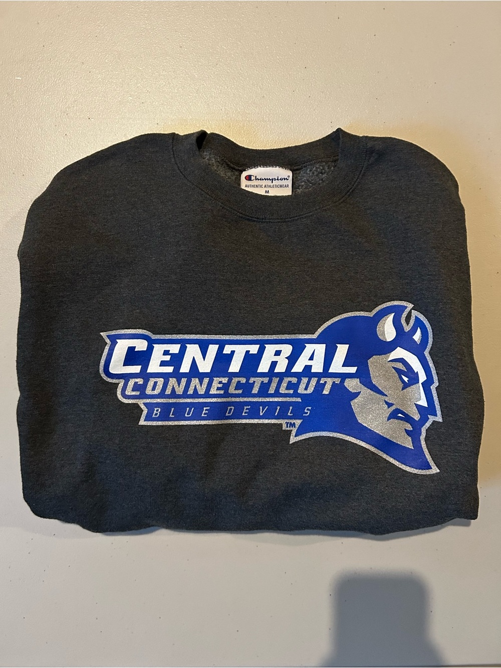 Champion Authentic Athleticwear Black and White Tag Crewneck
